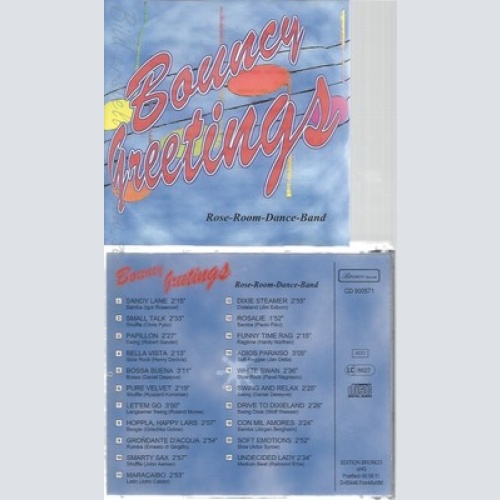 CD--ROSE ROOM DANCE BAND--BOUNCY GREETINGS