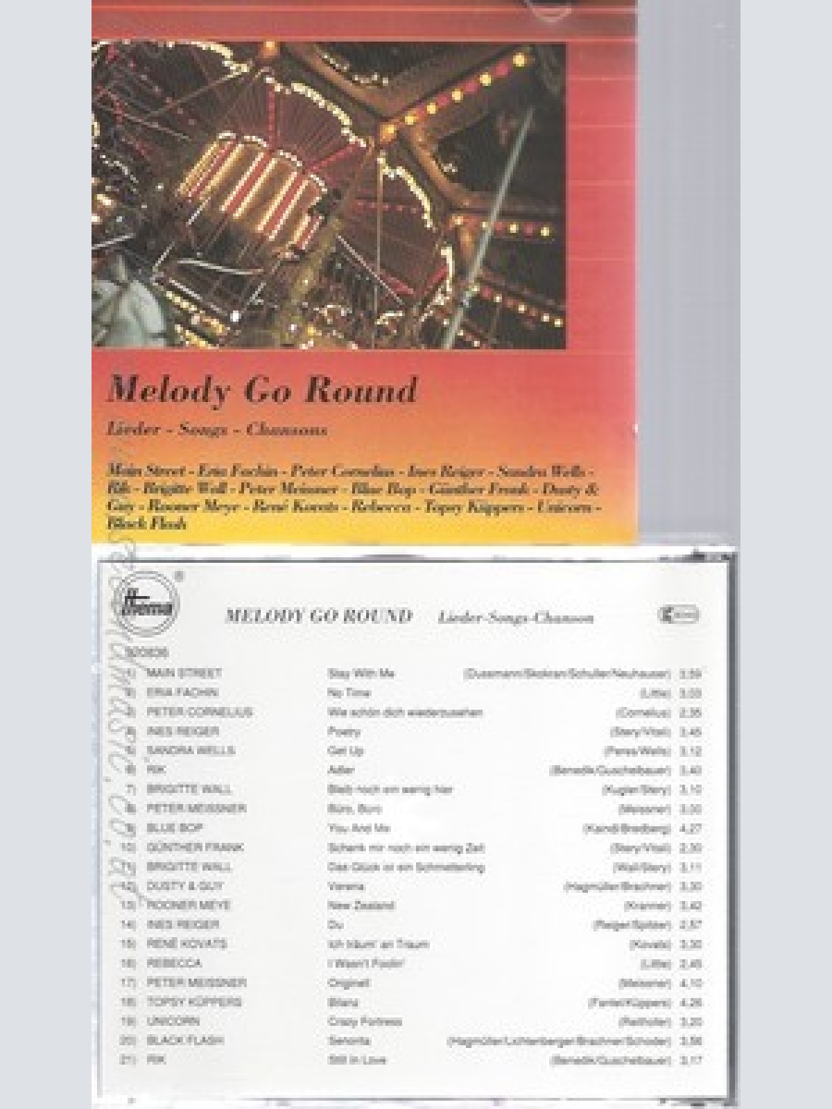 CD--MELODY GO ROUND--LIEDER SONGS CHANSONS