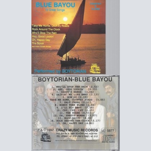 CD--BOYTORIAN--BLUE BAYOU