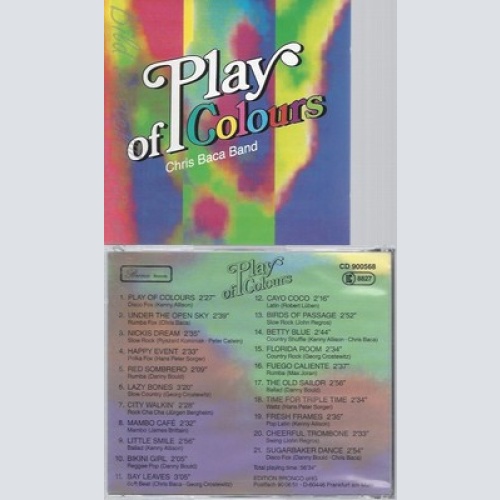CD--PLAY OF COLOURS--CHRIS BACA BAND