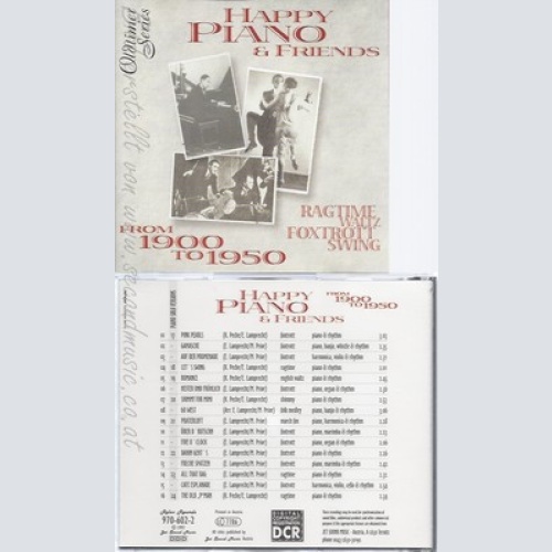 CD--HAPPY PIANO & FRIENDS--RAGTIME WALTZ -FROM 1900 TO 1950