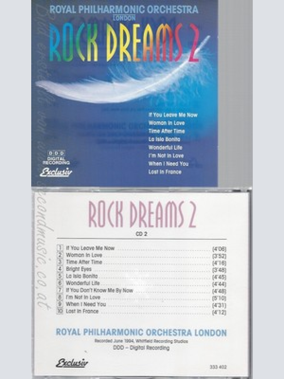 CD--ROYAL PHILHARMONIC ORCHESTRA--ROCK DREAMS 2