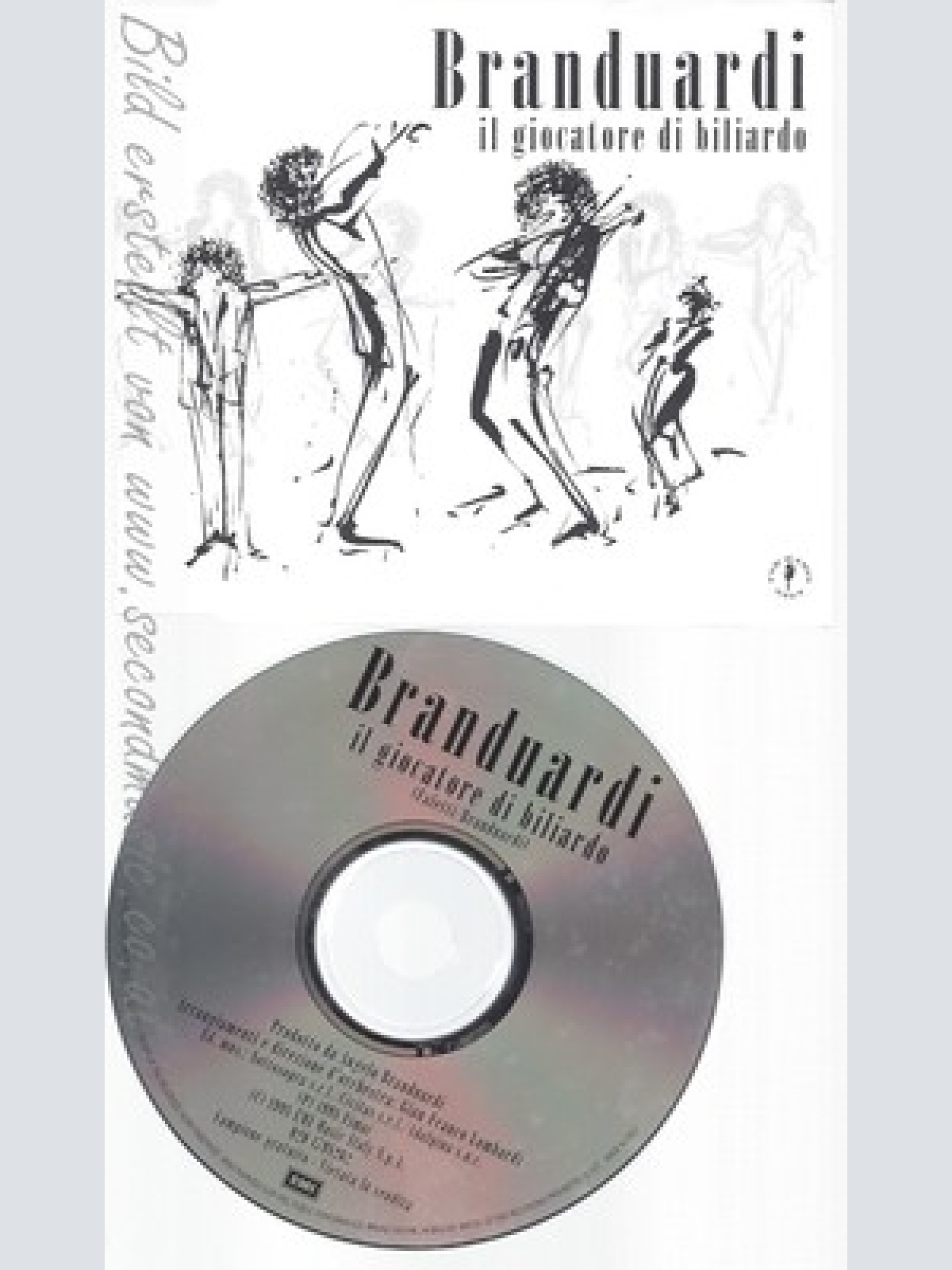 CD--BRANDUARDI--IL GIOCATORE DI BILIARDO--PROMO