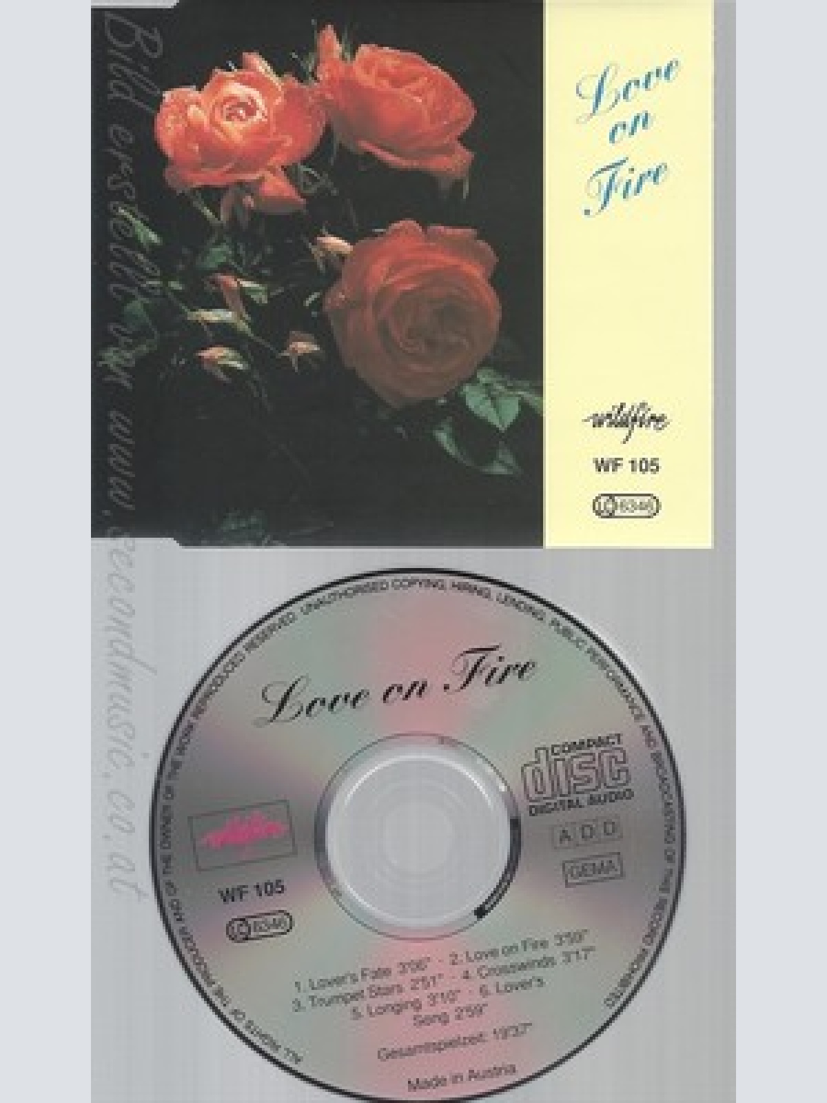 CD--LOVE ON FIRE--MÄDER-ORDINI--NOVELLO