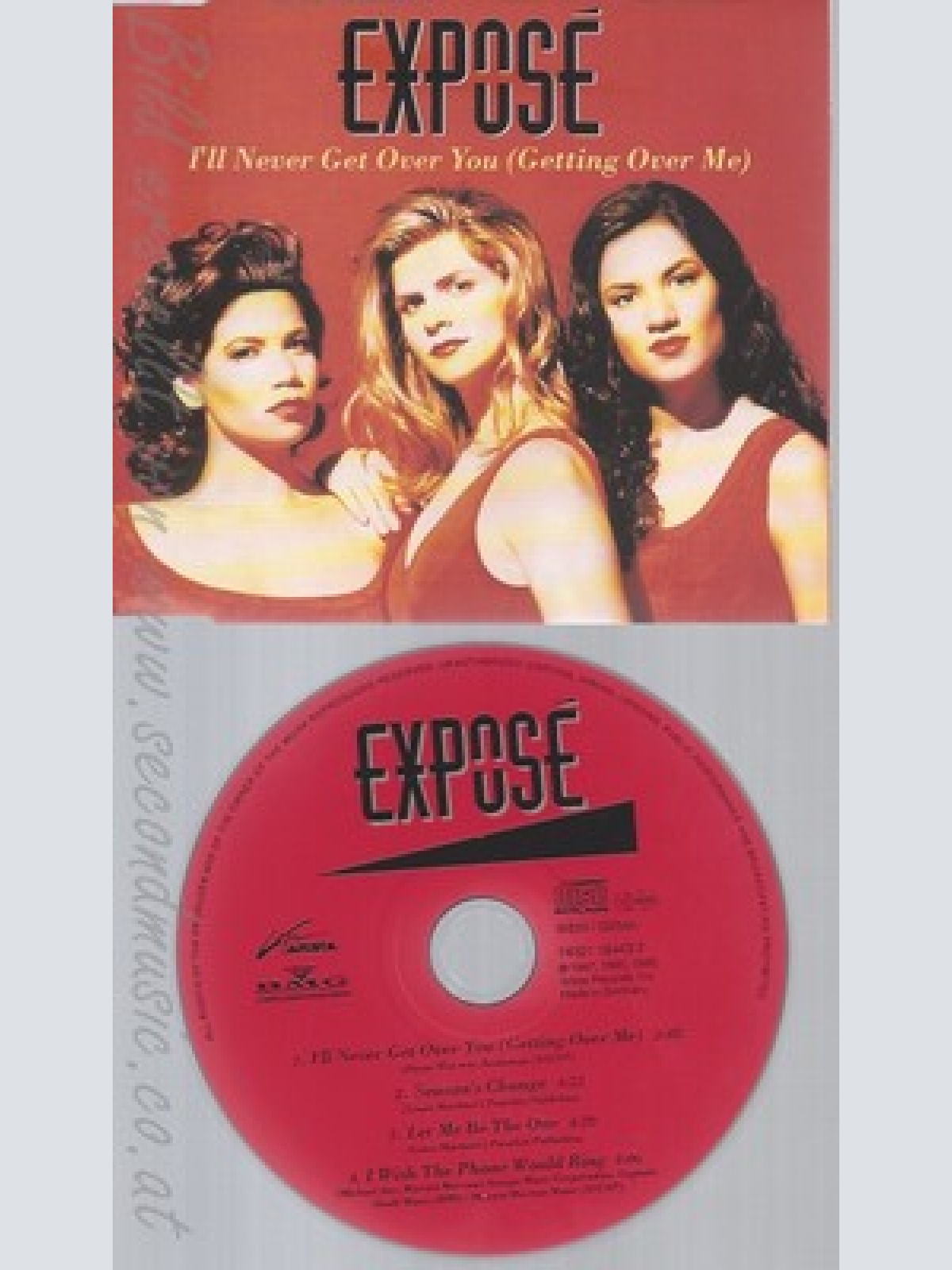CD--EXPOSE -- I LL NEVER GET OVER YOU -GETTING OVER ME-