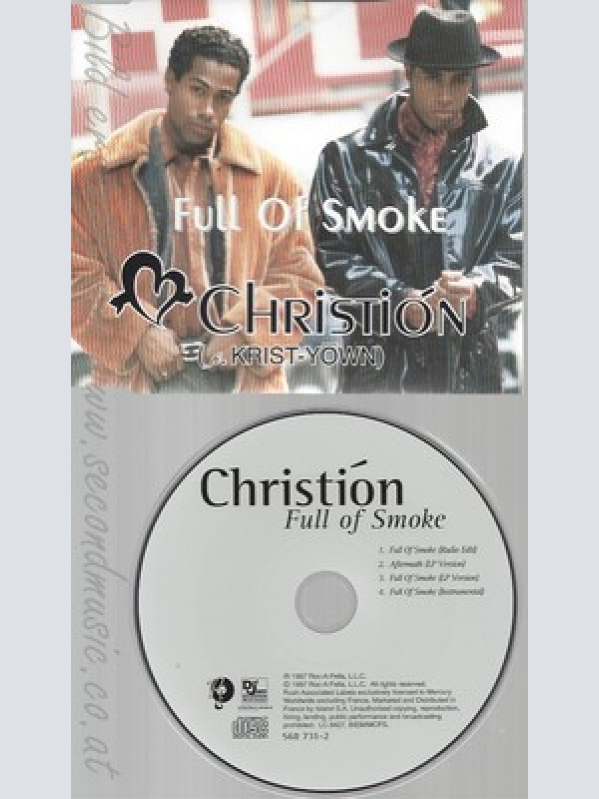 CD--CHRISTION -- - SINGLE -- *FULL OF SMOKE*