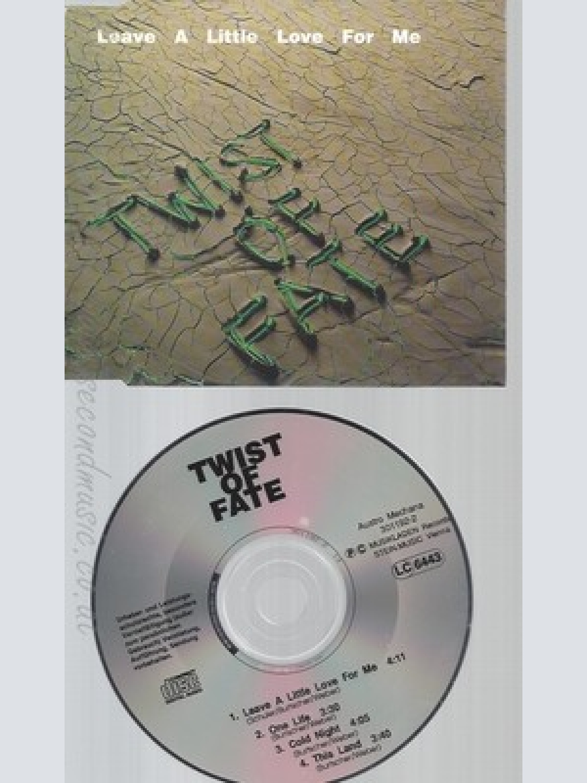 CD--TWIST OF FATE--LEAVE A LITTLE LOVE FOR ME