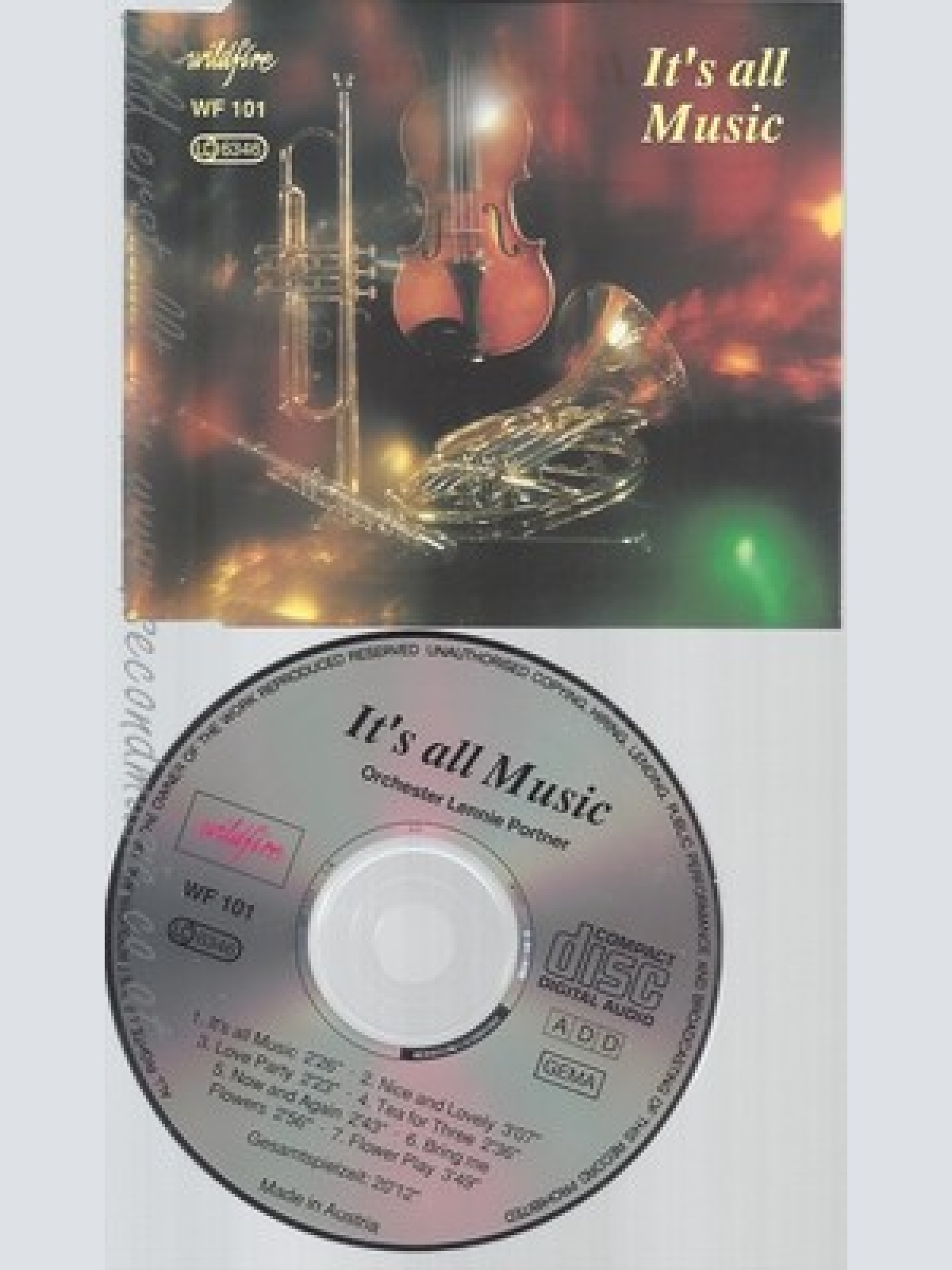 CD--ORCHESTER LENNIE PORTNER--IT'S ALL MUSIC