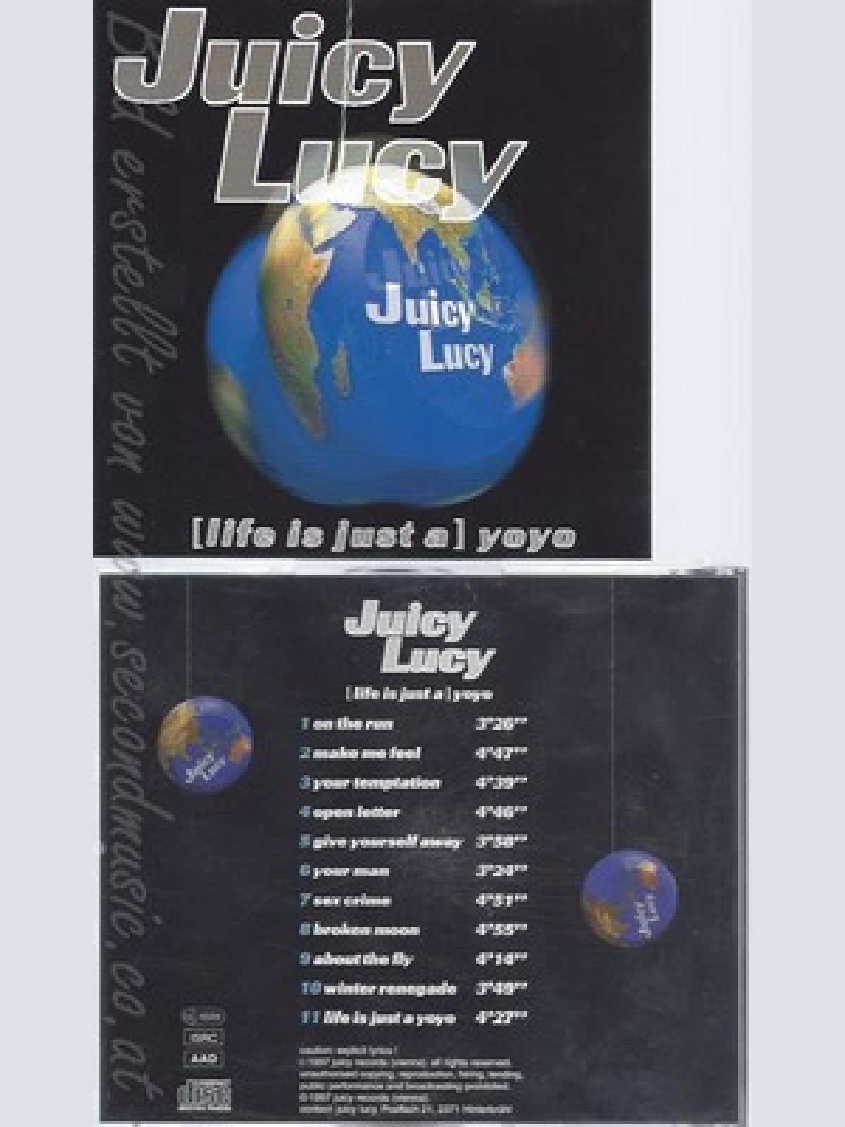 CD--JUICY LUCY--LIFE IS JUST A YOYO
