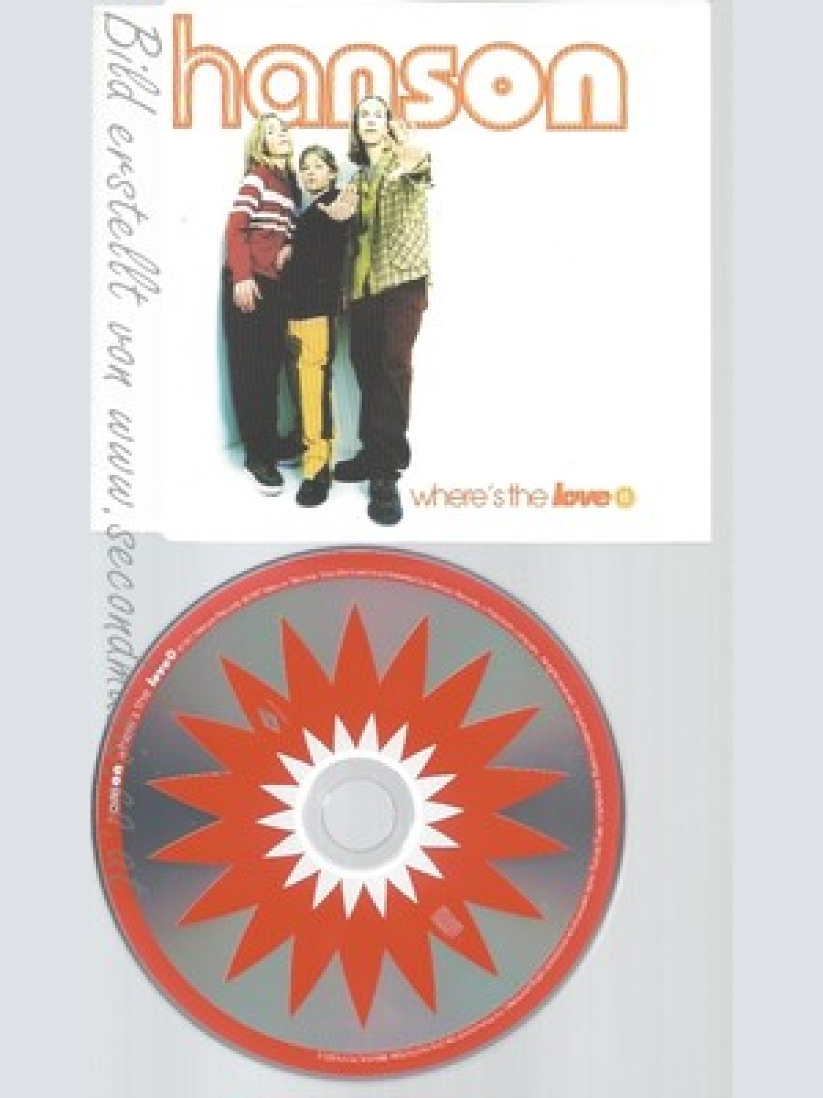CD--HANSON--WHERE'S THE LOVE --PROMO