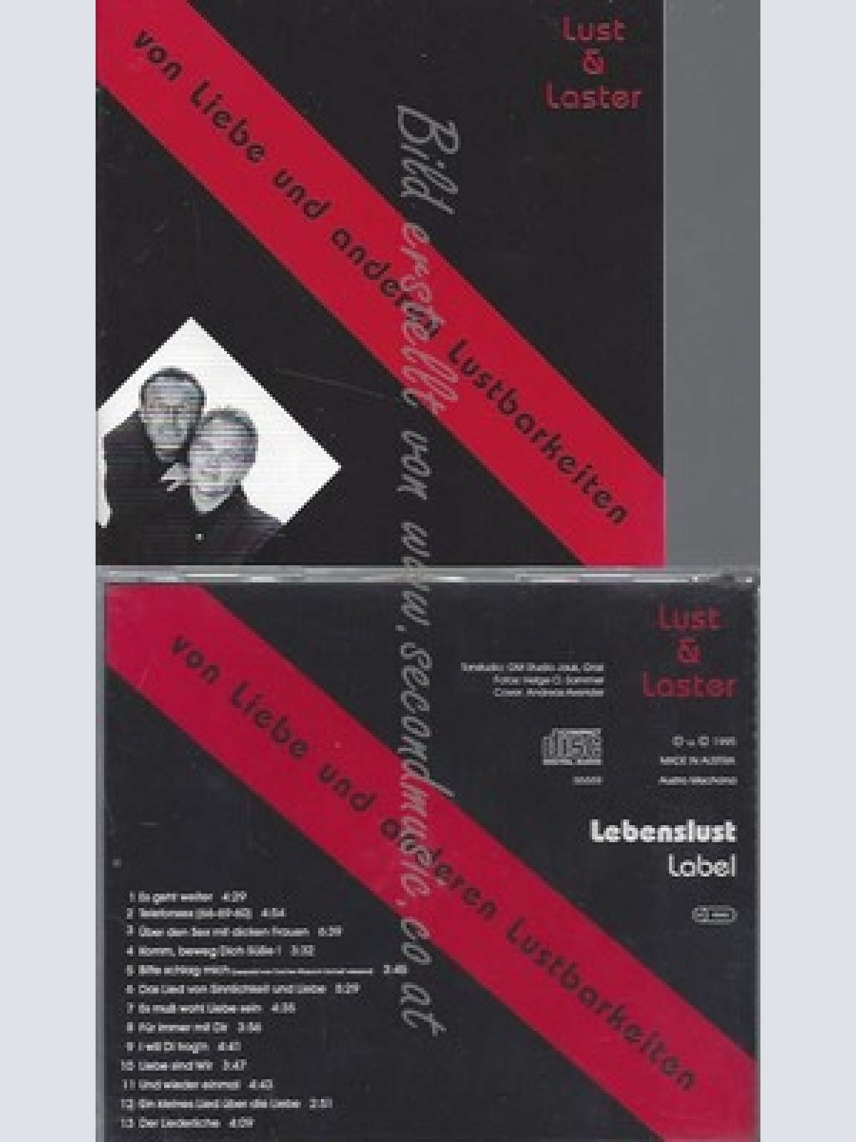 CD--LUST & LASTER--VON LIEBE UND ANDEREN LUSTBARKEITEN --