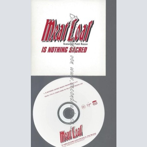 CD--PROMO--MEAT LOAF--FEAT PATTI RUSSO--IS NOTHING SACRED