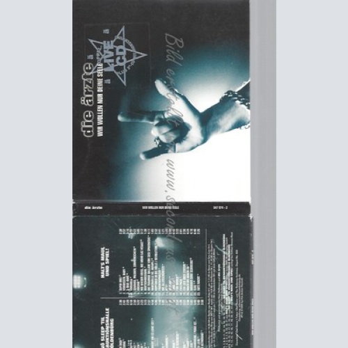 CD--DIE AERZTE -- --3CD SET -- WIR WOLLEN NUR DEINE SEELE