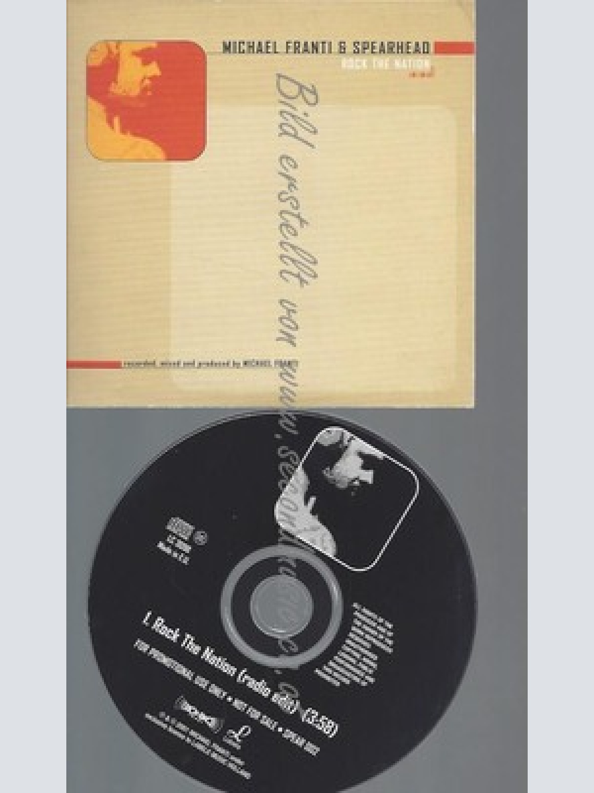 CD--PROMO--MICHAEL FRANTI & SPEARHEAD--ROCK THE NATION