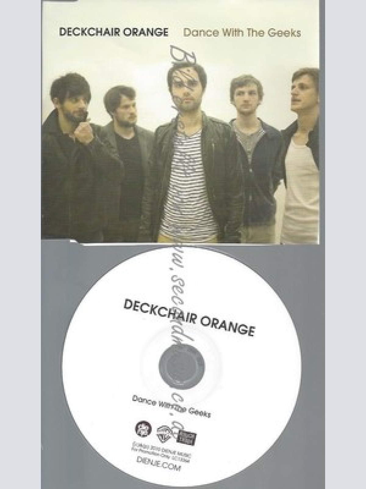CD--PROMO--DECKCHAIR ORANGE--DANCE WITH THE GEEKS