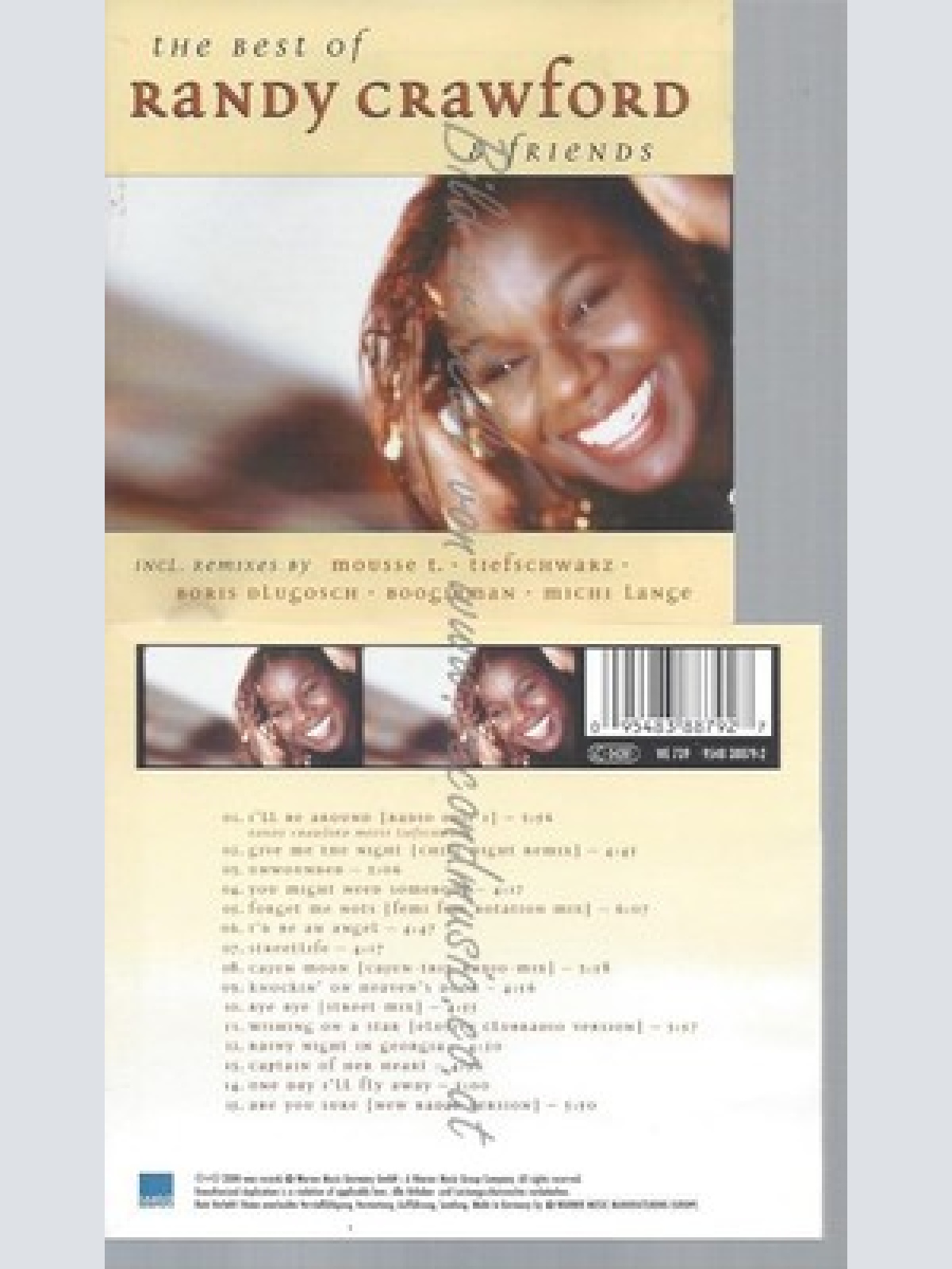 CD--RANDY CRAWFORD -- -- BEST OF...&FRIENDS --