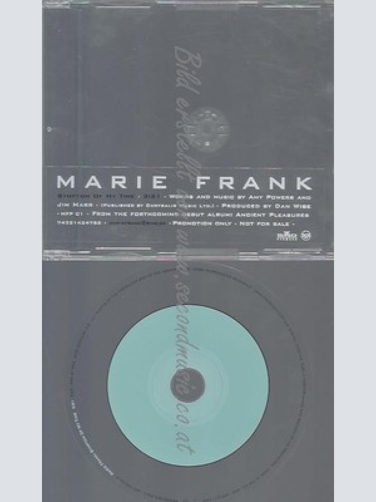 CD--PROMO--MARIE FRANK--SYMPTOM OF MY TIME
