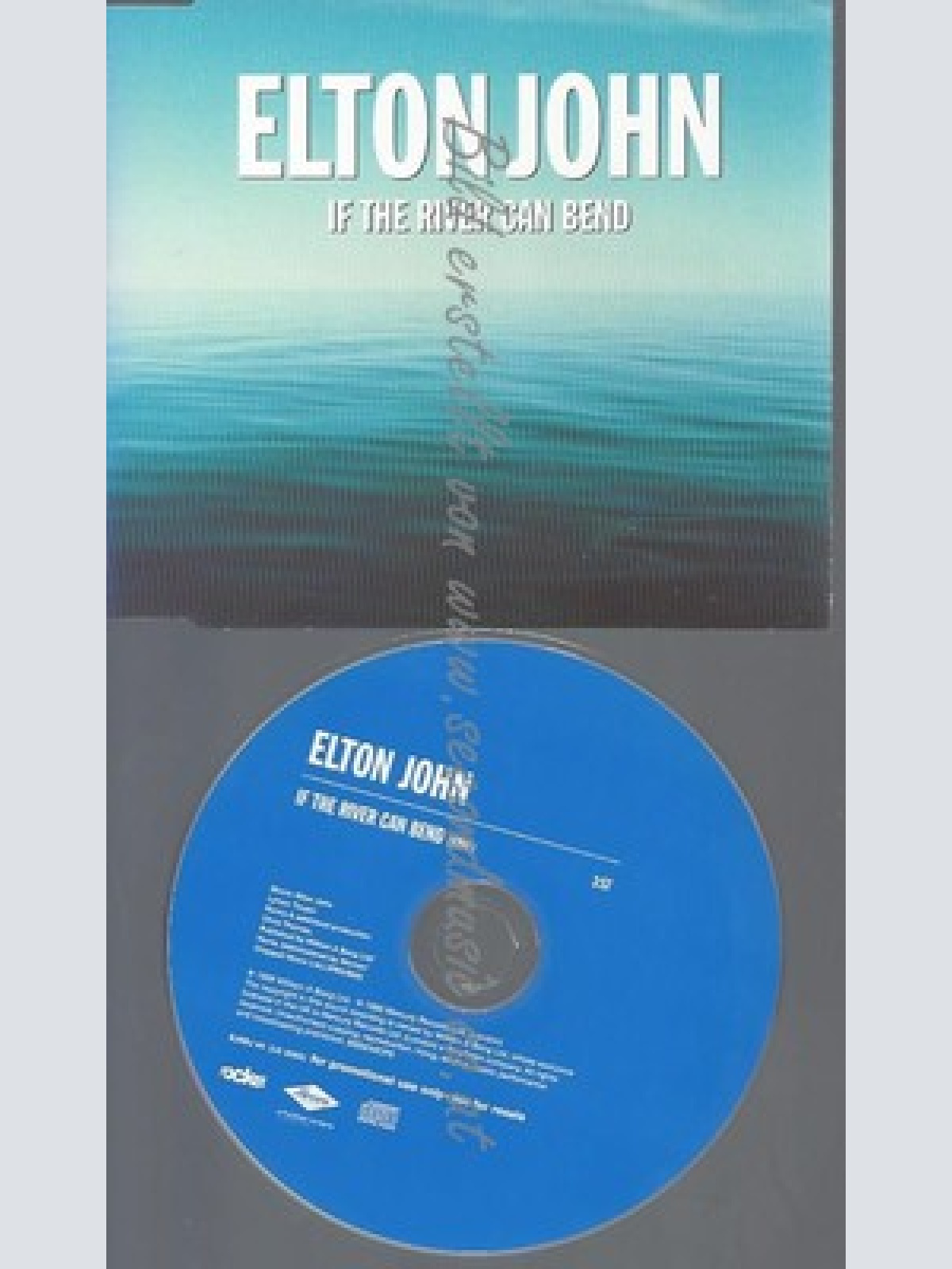 CD--PROMO--ELTON JOHN--IF THE RIVER CAN BEND