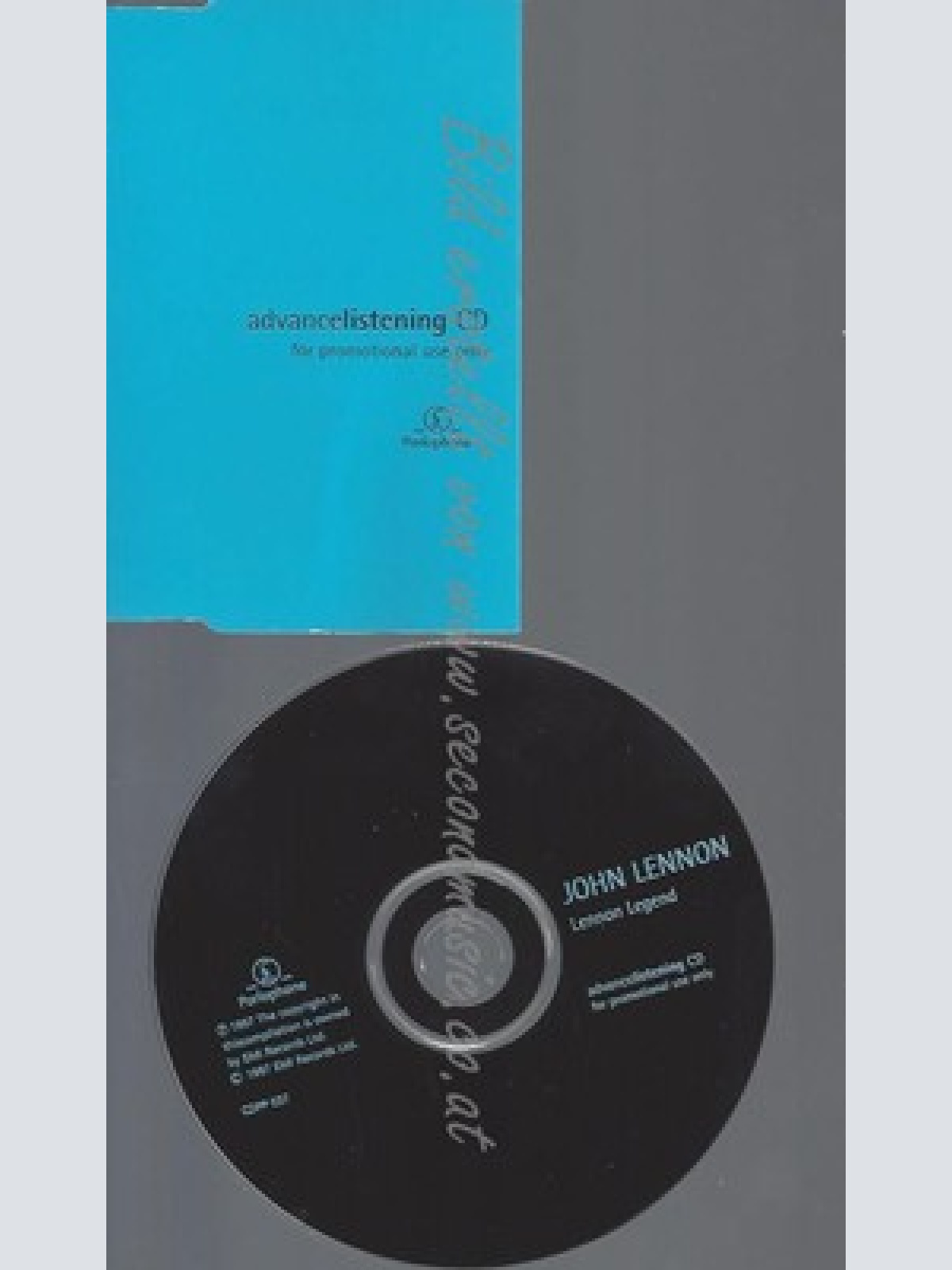 CD--PROMO--JOHN LENNON--LEGEND--20 TRACKS