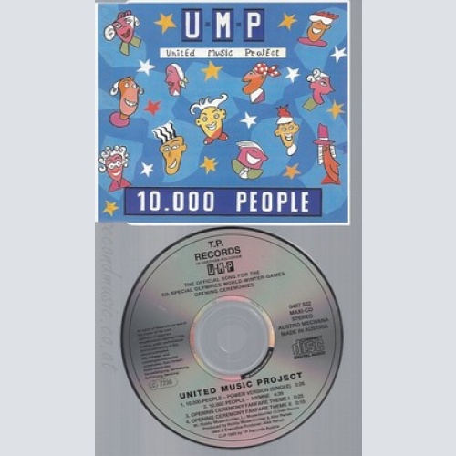 CD--UNITED MUSIC PROJECT--10.000 PEOPLE --WINTER GAMES OPENING CEREMONIES, 1993-