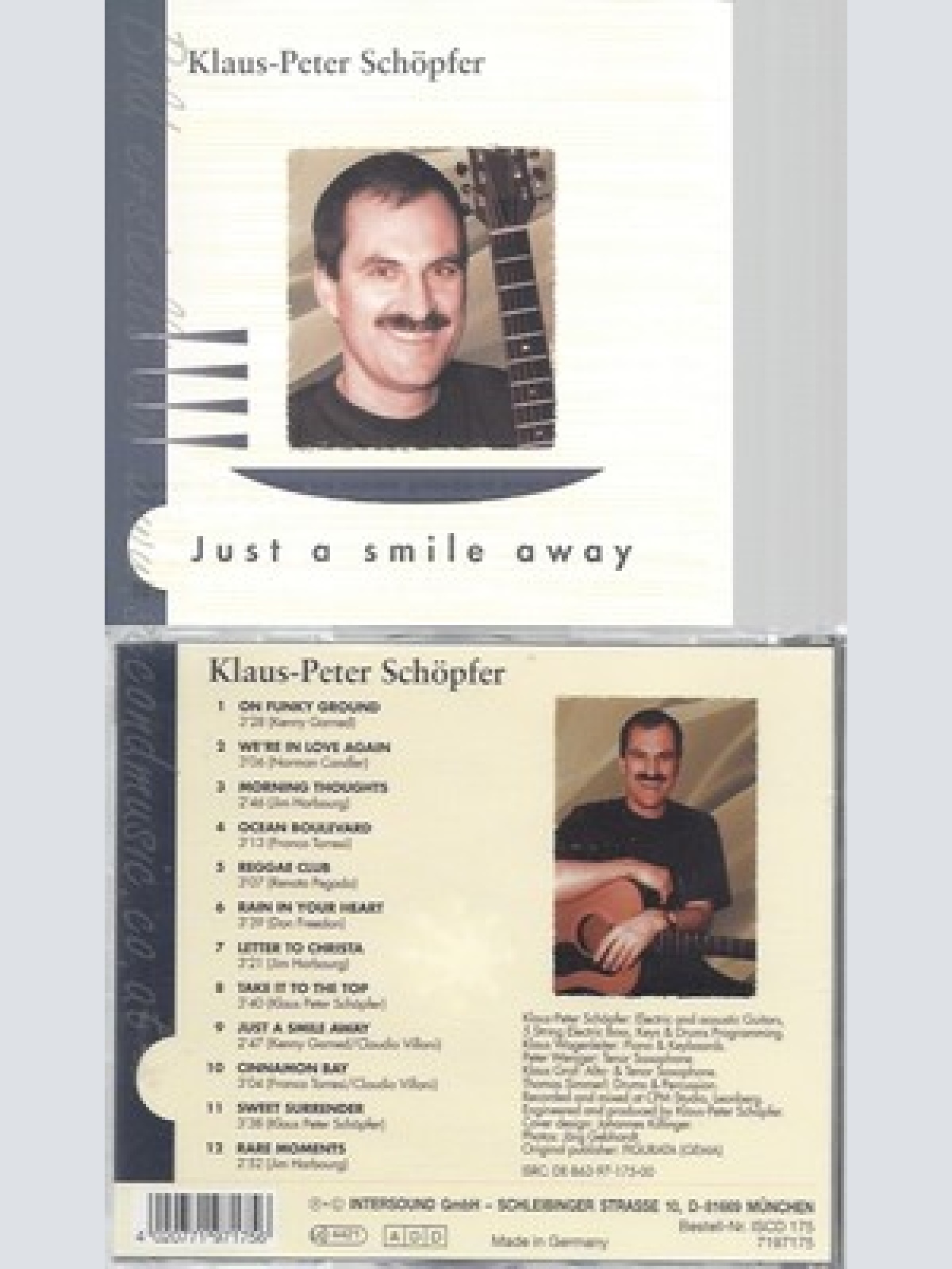 CD--KLAUS-PETER SCHOEPFER -- JUST A SMILE AWAY -1997-
