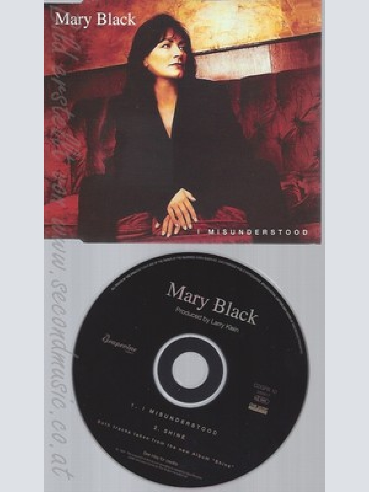 CD--MARY BLACK -- - SINGLE -- I MISUNDERSTOOD