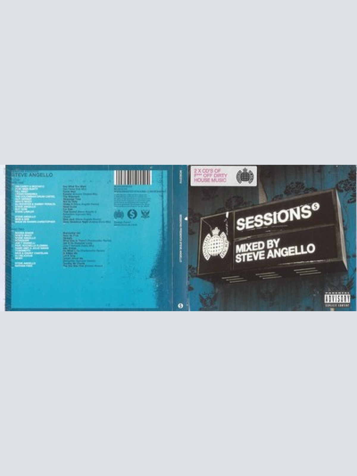 CD--VARIOUS [MINISTRY OF SOUND] -- -- SESSIONS STEVE ANGELLO MIXED