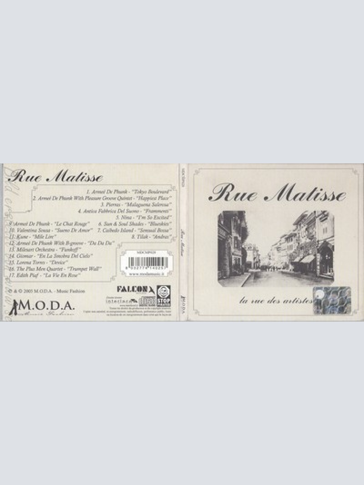 CD--VARIOUS -- -- RUE MATISSE--