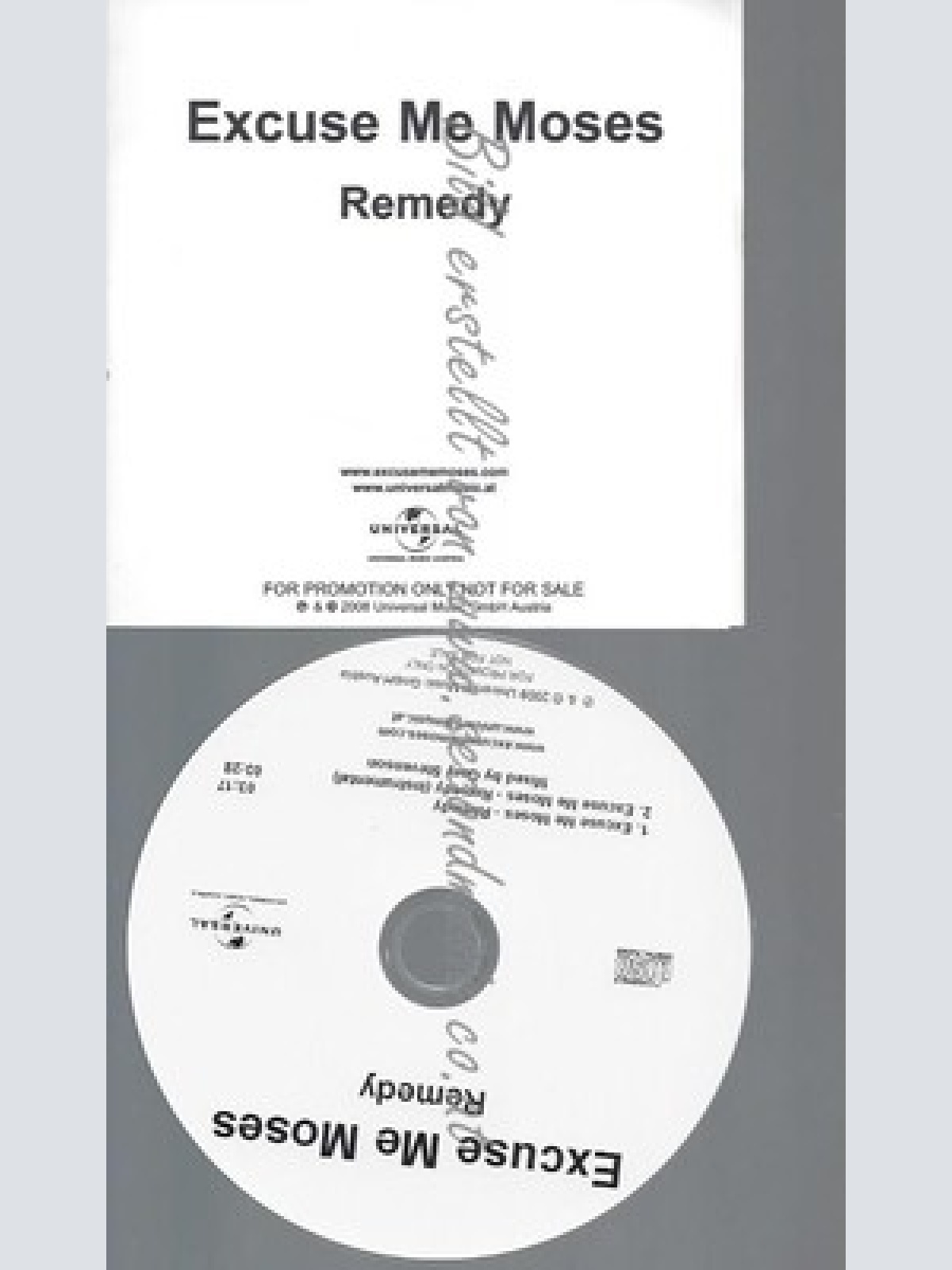 CD--PROMO--EXCUSE ME MOSES--REMEDY