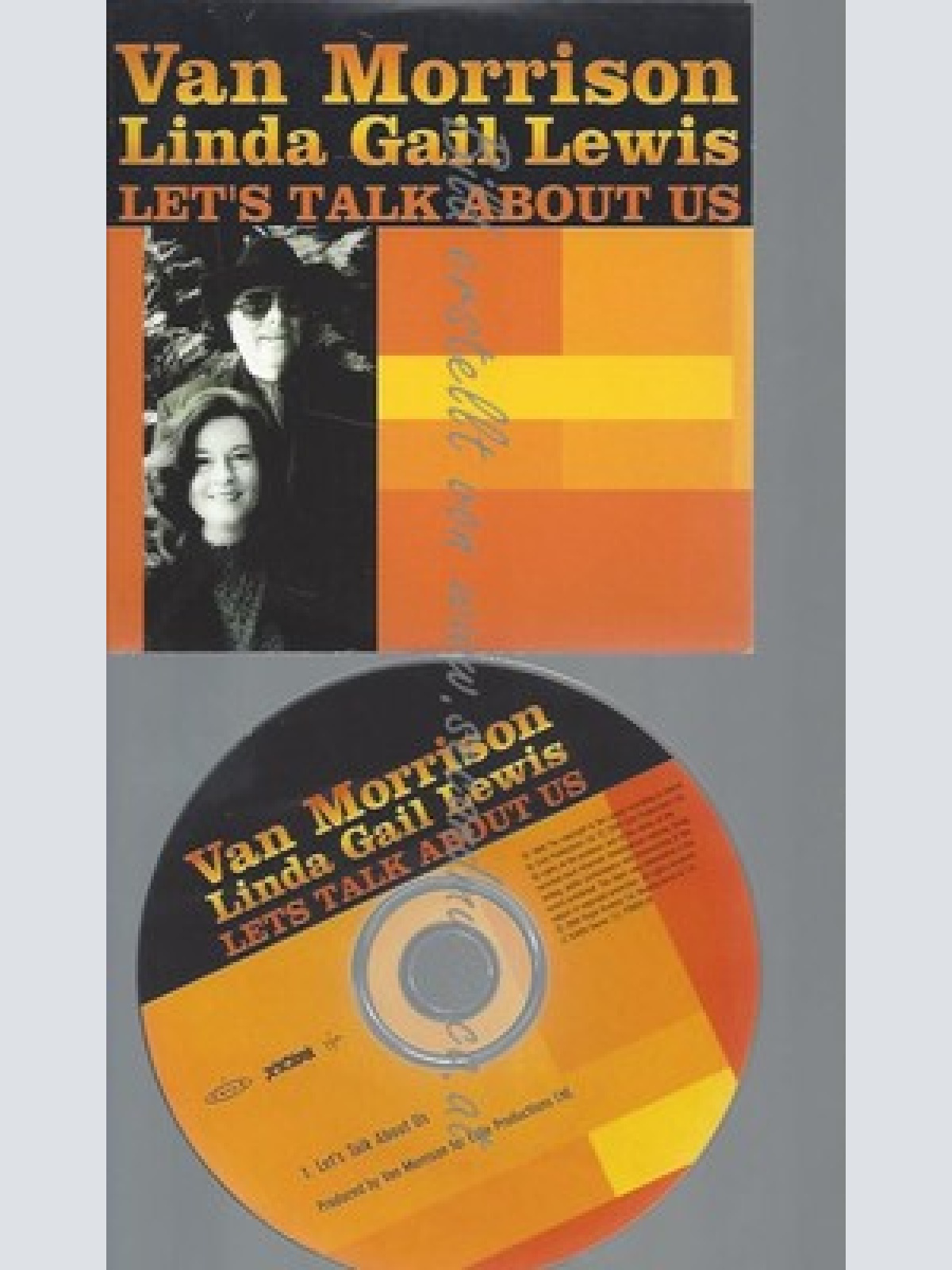 CD--PROMO--VAN MORRISON LINDA GAIL LEWIS--LET'S TALK ABOUT US