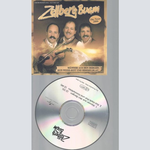 CD--PROMO--ZELLBERG BUAM--MÄNNER AUS DEN BERGEN