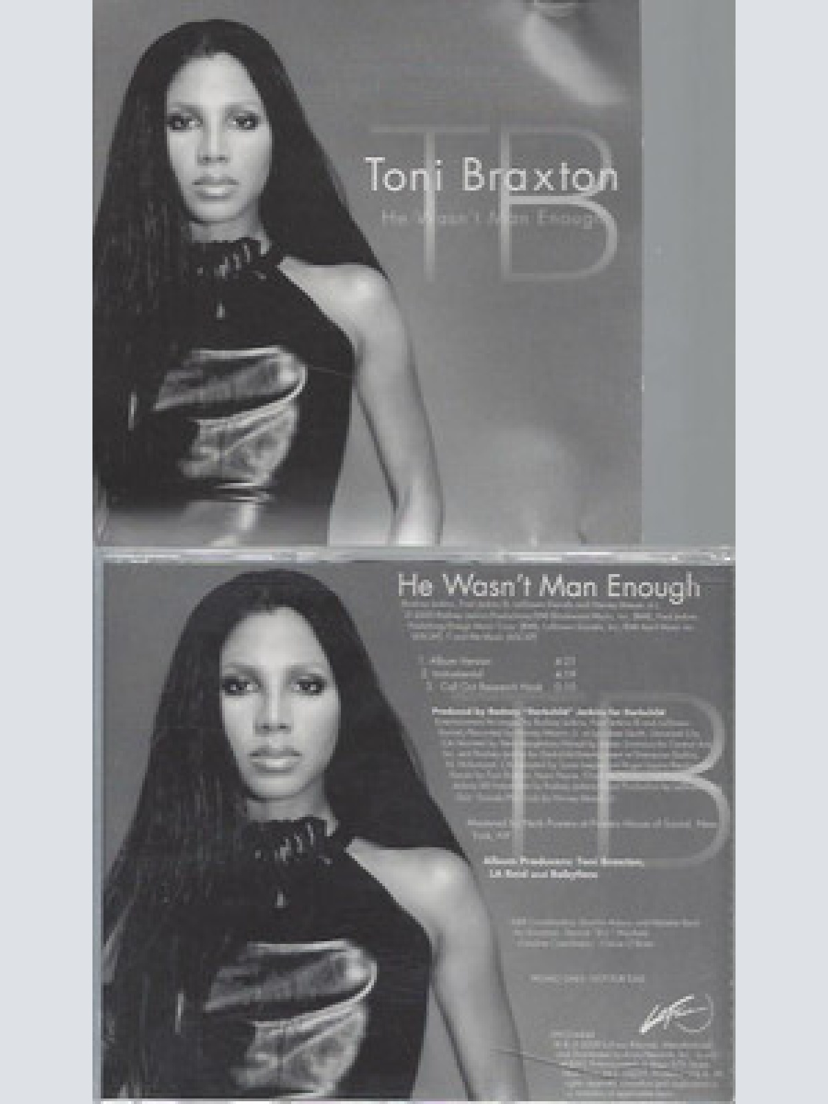 CD--PROMO--TONI BRAXTON--HE WASNT MAN ENOUGH