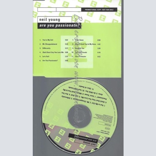 CD--PROMO--NEIL YOUNG--ARE YOU PASSIONATE--11 TRACKS
