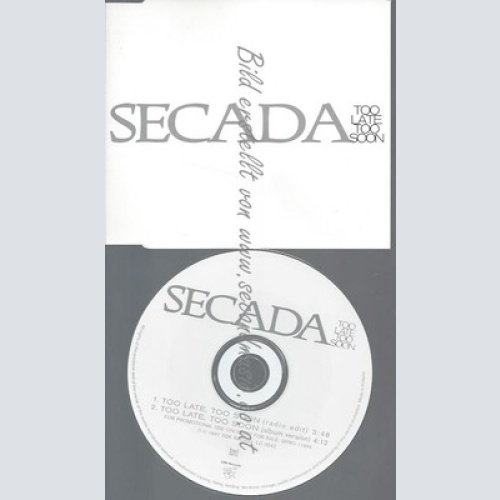CD--PROMO--JOHN SECADA--TOO LATE TOO SOON--2 TRACKS