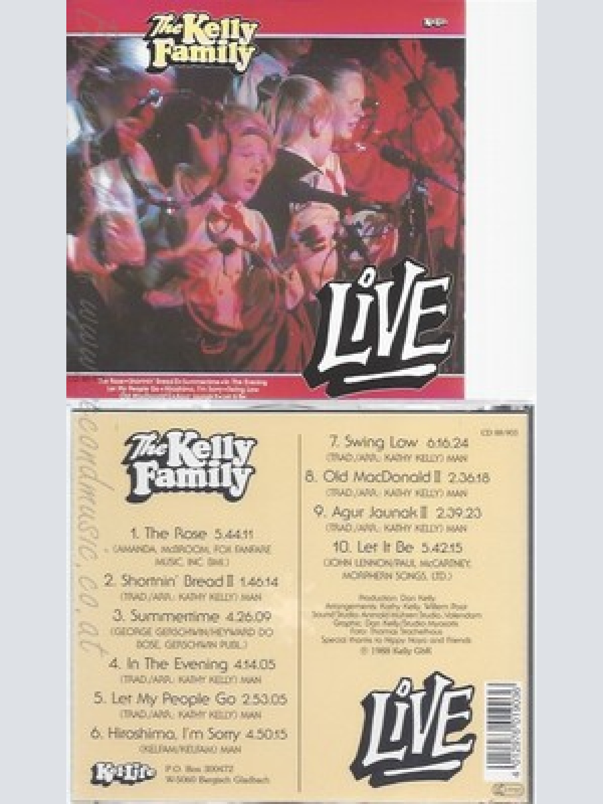 CD--KELLY FAMILY -- -- KELLY FAMILY-LIVE