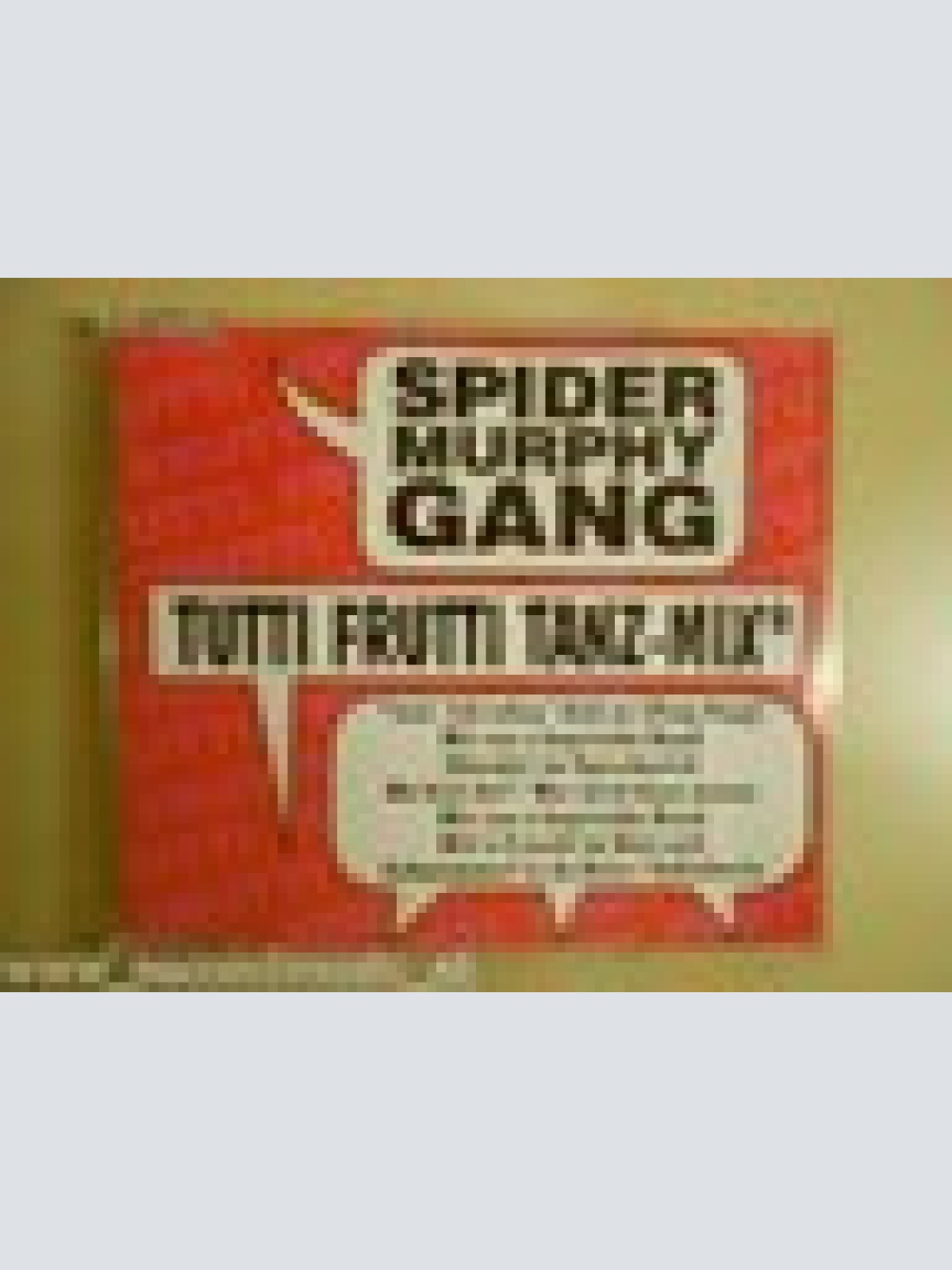 MAXI CD -SPIDER MURPHY GANG--TUTTI FRUTTI TANZ MIX--2 TRACKS--