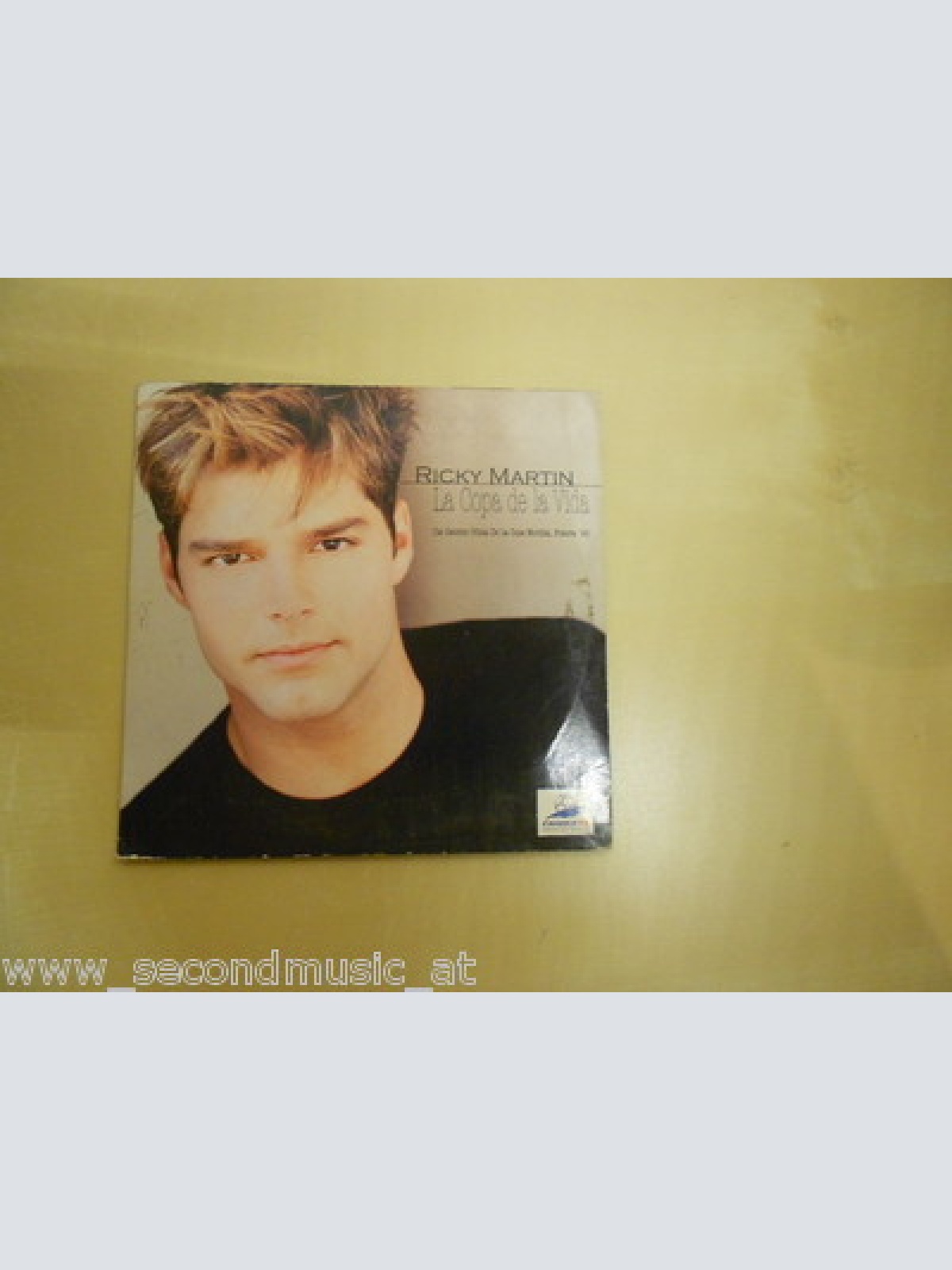 MAXI CD-- RICKY MARTIN--LA COPA DE LA VIDA--2   TRACKS--CARDSLEEVE