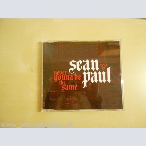 MAXI CD-- SEAN PAUL--NEVER GONNA BE THE SAME--3 TRACKS