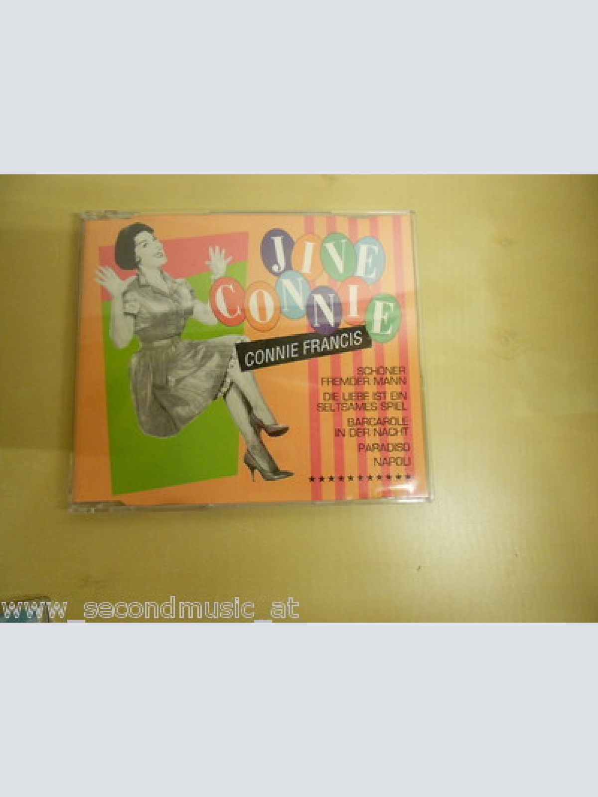 MAXI CD--JIVE CONNIE--CONNIE FRANCIS--3 TRACKS