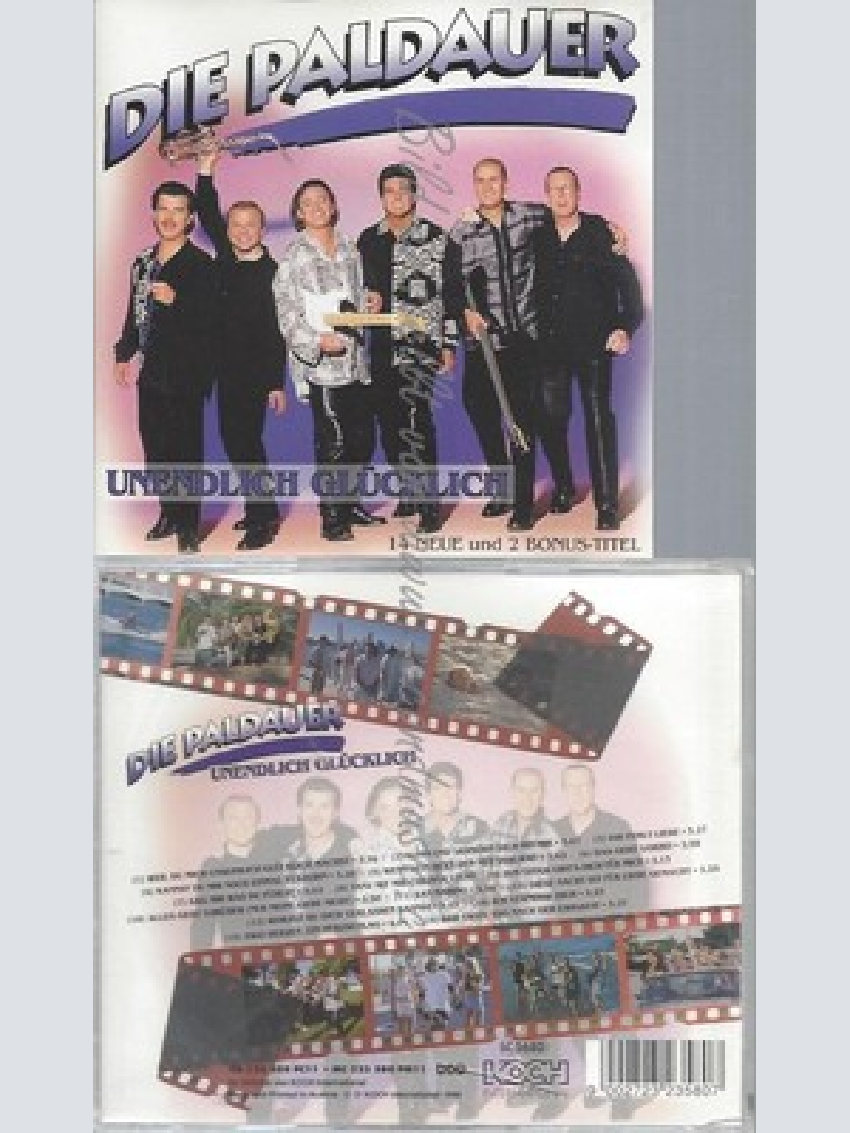 CD--DIE PALDAUER UND VARIOUS -- -- UNENDLICH GLUECKLICH
