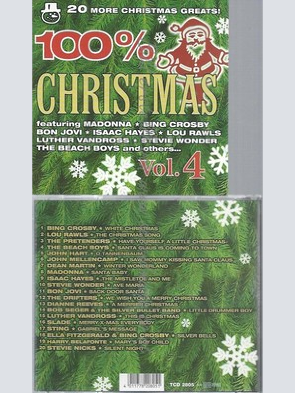 CD--VARIOUS, BING CROSBY, THE PRETENDERS UND JOHN MELLENCAMP -- -- 100 % CHRISTM