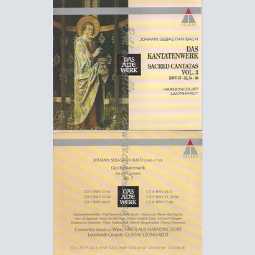 CD--HARNONCOURT, CMW, LEONH.--KOMPONIST--1994-- BOX--- DAS KANTATENWERK VOL. 3