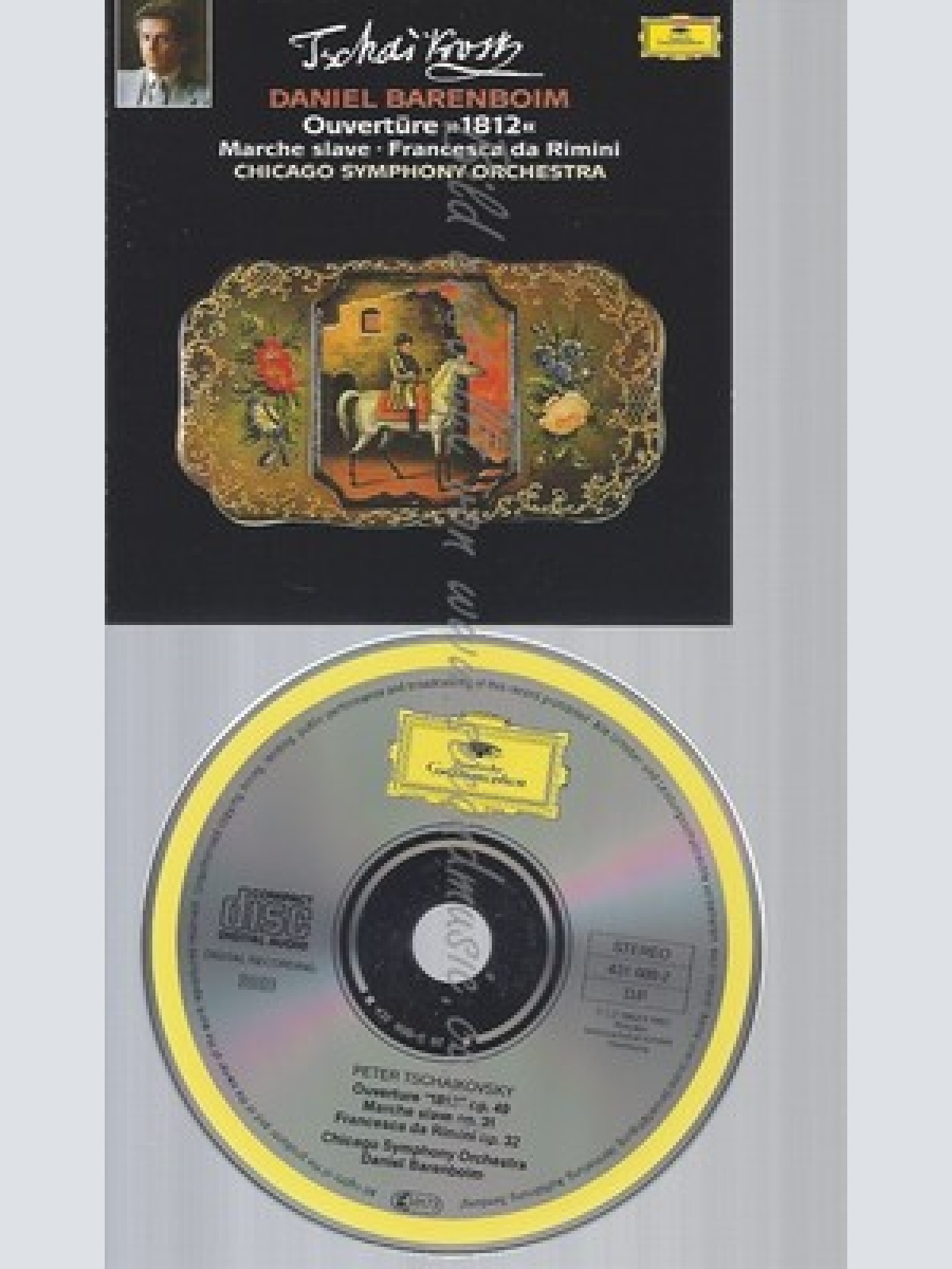 CD--DANIEL BARENBOIM / CSO -- --- TSCHAIKOWSKY: OUVERTURE SOLENNELLE, MARCHE SLA