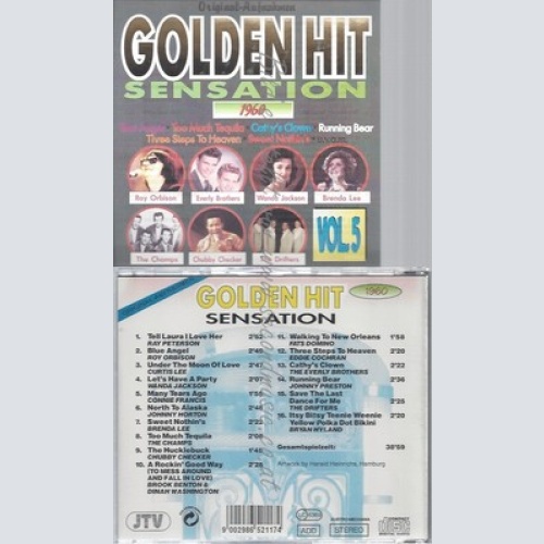 CD--GOLDEN HIT SENSATION--1960--VOL 5