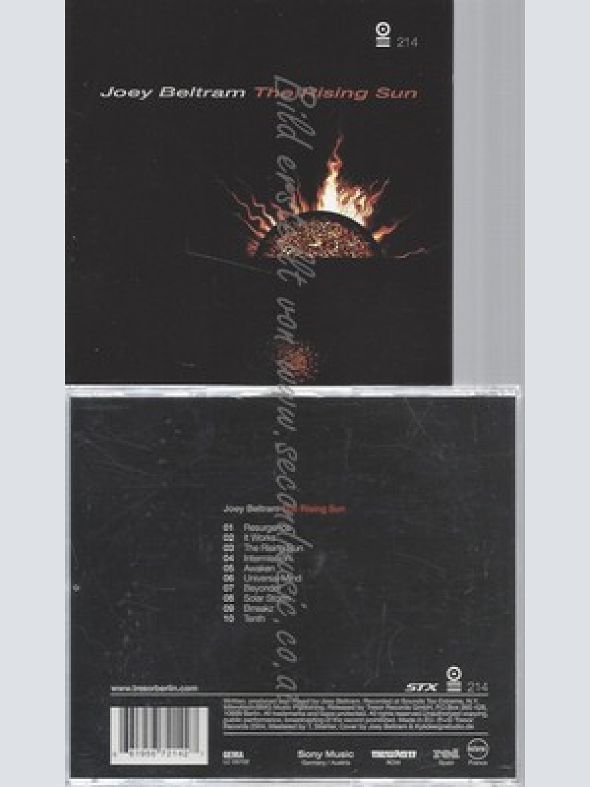 CD--JOEY BELTRAM -- -- THE RISING SUN