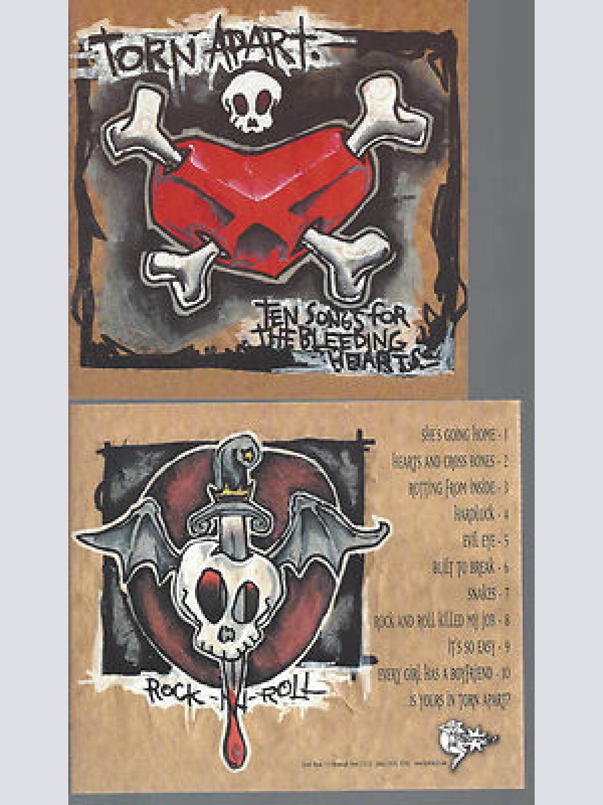 CD-TORNAPART TEN SONGS FOR BLEEDING HEARTS-- TORN APART