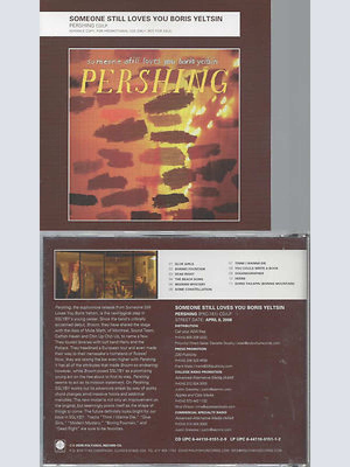 CD-BORIS YELTSIN--SOMEONE STILL LOVES YOU--PROMO