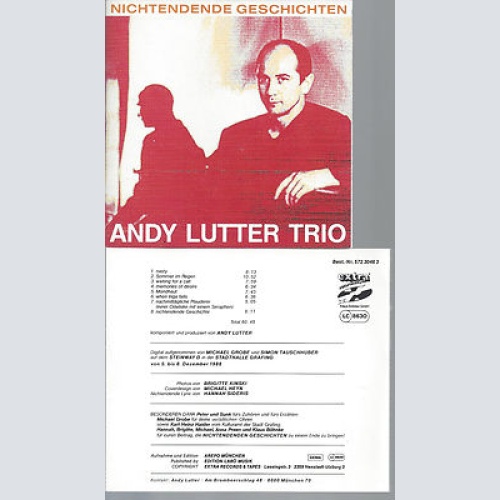 CD-ANDY LUTTER TRIO--NICHTENDENDE GESCHICHTEN