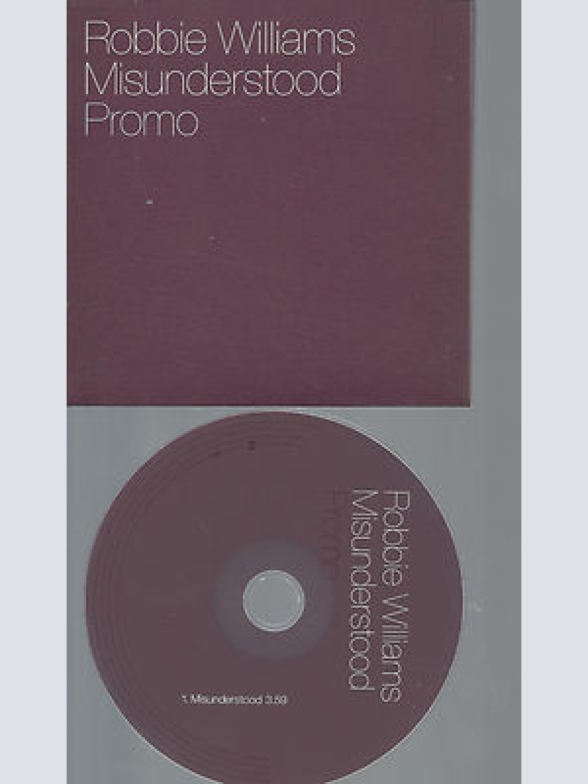 CD--ROBBIE WILLIAMS  MISSUNDERSTOOD--PROMO