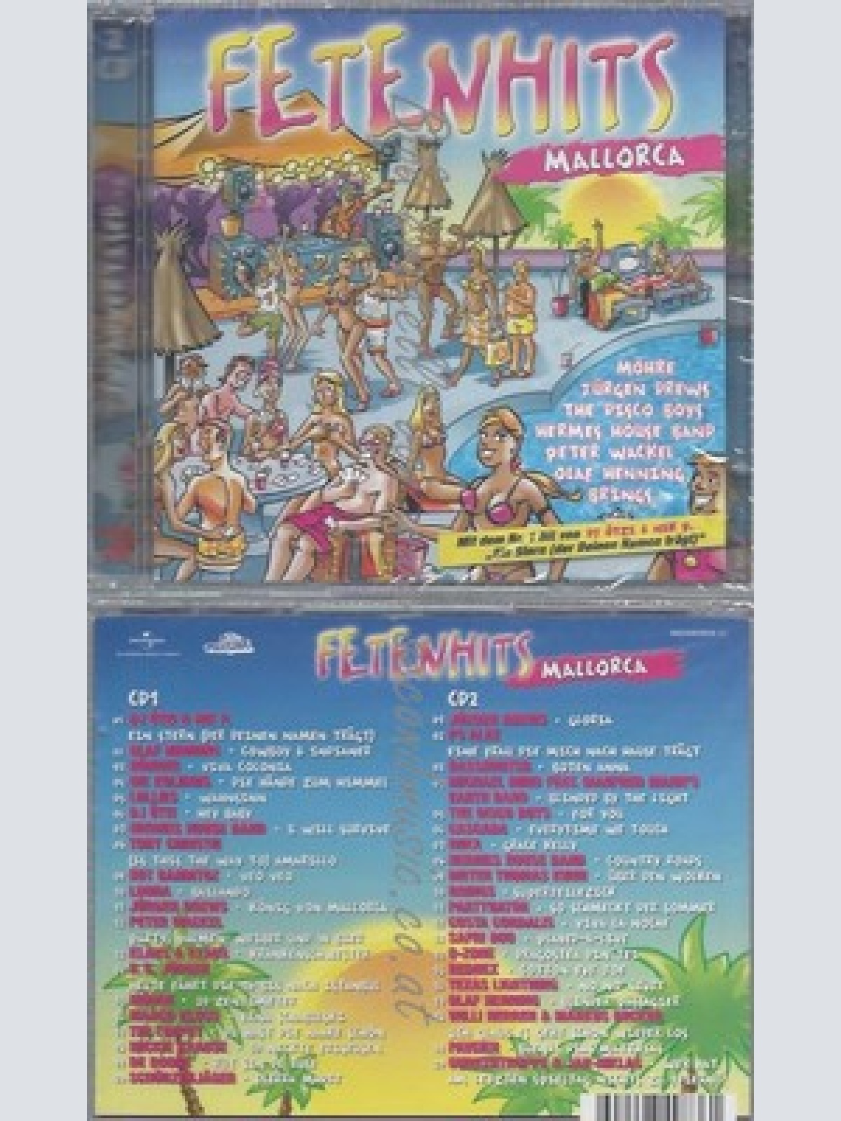 CD--VARIOUS--FETENHITS - MALLORCA | DOPPEL-CD